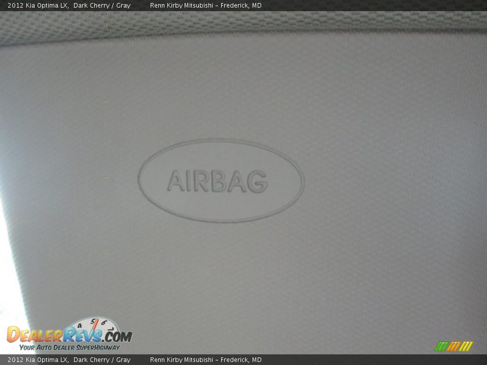 2012 Kia Optima LX Dark Cherry / Gray Photo #34