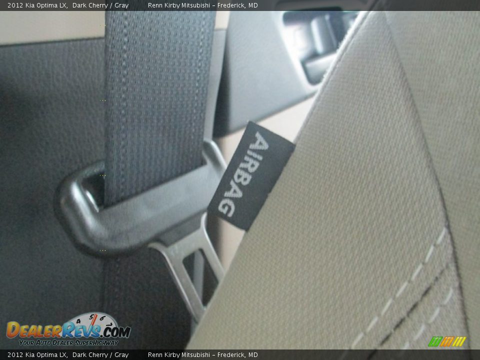 2012 Kia Optima LX Dark Cherry / Gray Photo #36