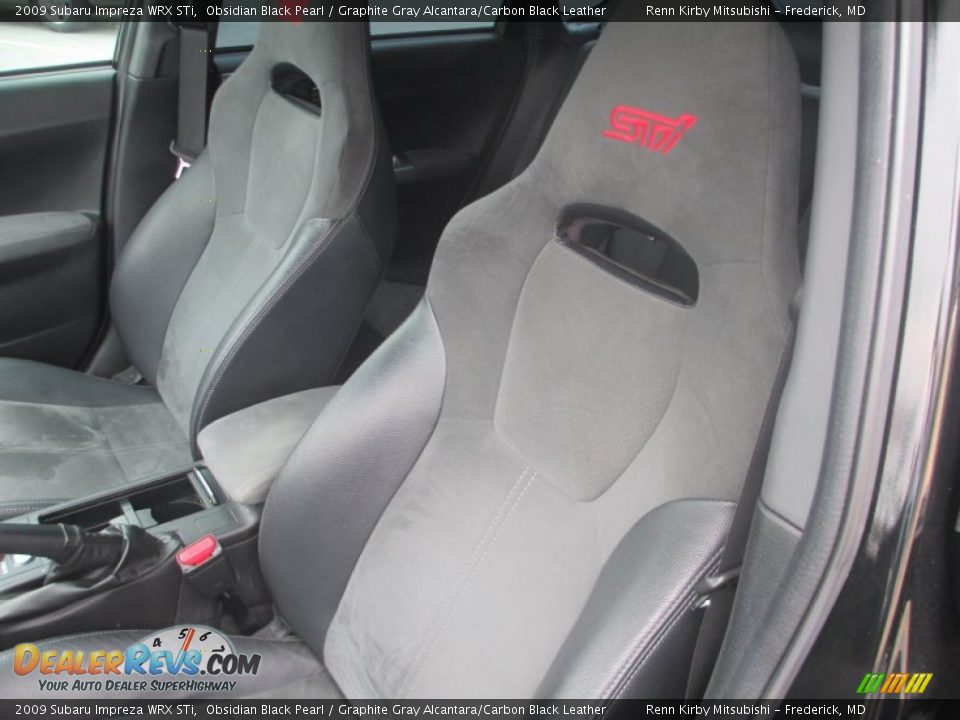 Front Seat of 2009 Subaru Impreza WRX STi Photo #12