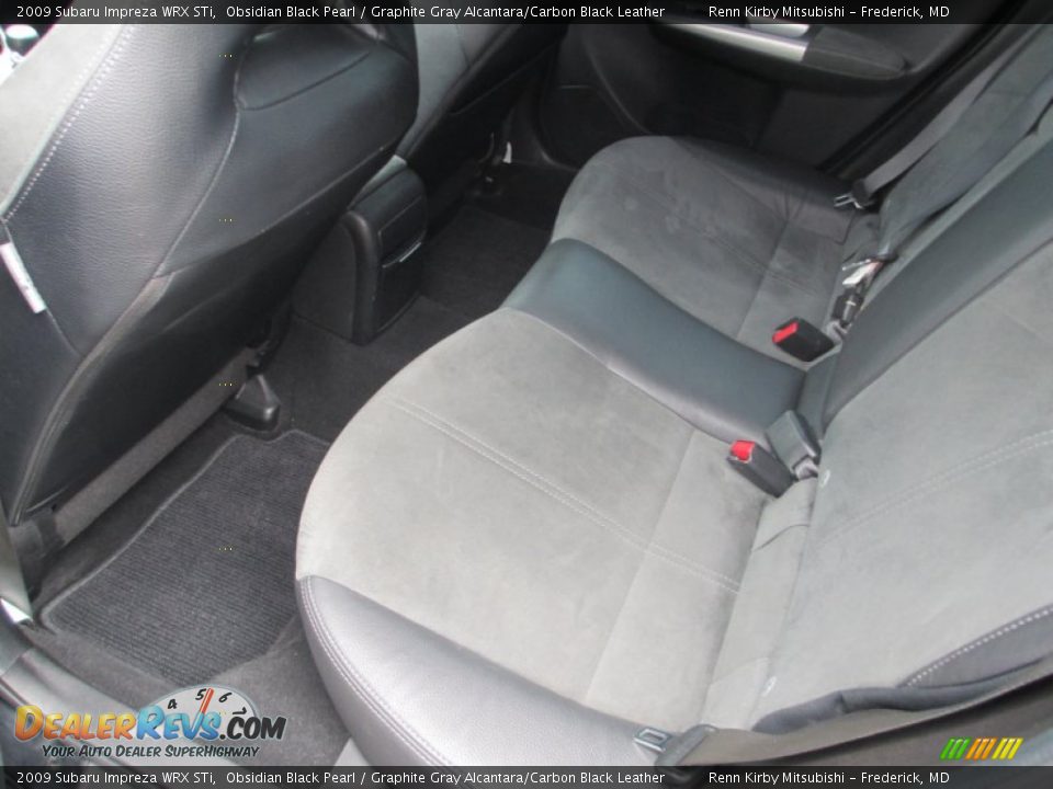 Rear Seat of 2009 Subaru Impreza WRX STi Photo #13