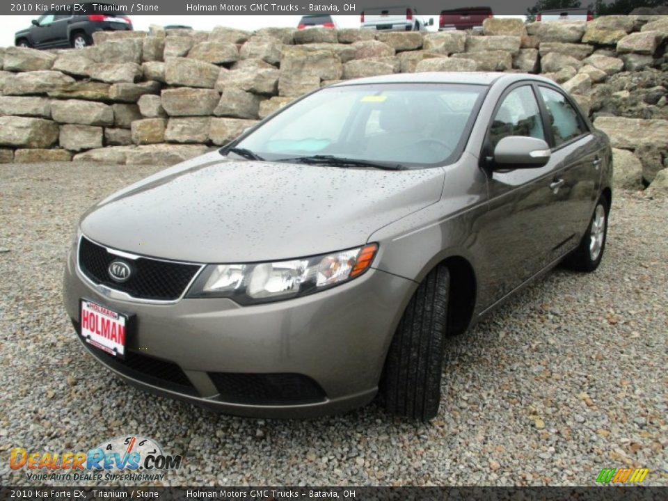 2010 Kia Forte EX Titanium / Stone Photo #2
