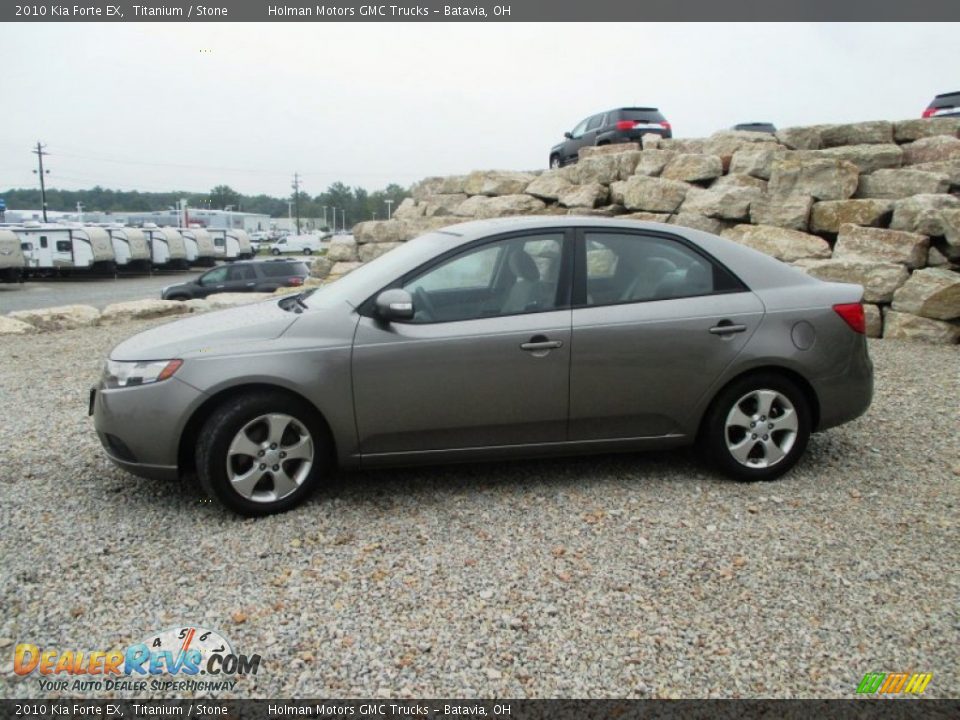 2010 Kia Forte EX Titanium / Stone Photo #3