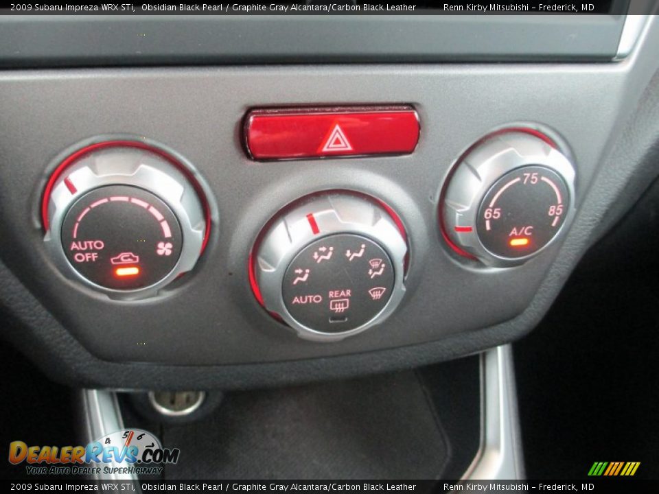 Controls of 2009 Subaru Impreza WRX STi Photo #20