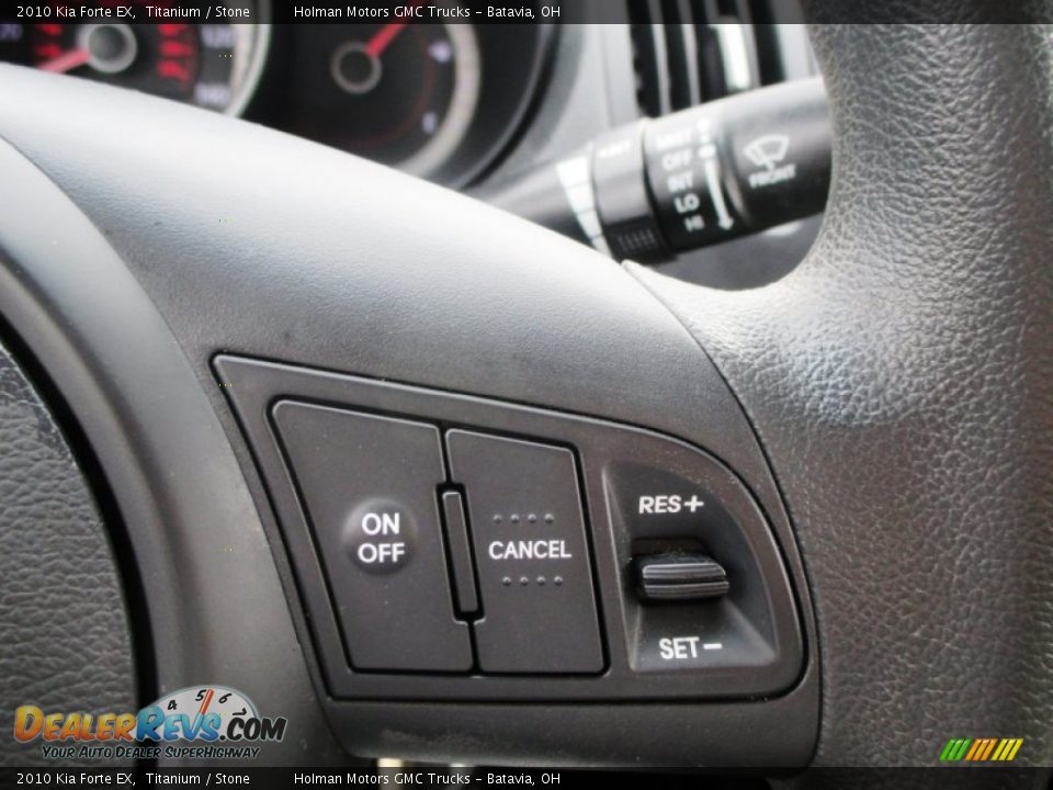 2010 Kia Forte EX Titanium / Stone Photo #11