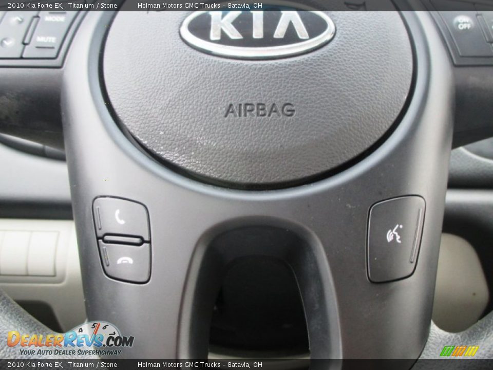 2010 Kia Forte EX Titanium / Stone Photo #12