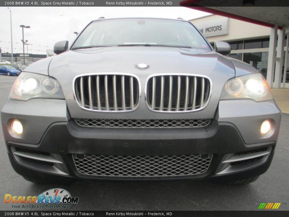 2008 BMW X5 4.8i Space Grey Metallic / Tobacco Photo #2