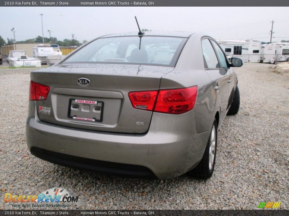 2010 Kia Forte EX Titanium / Stone Photo #24