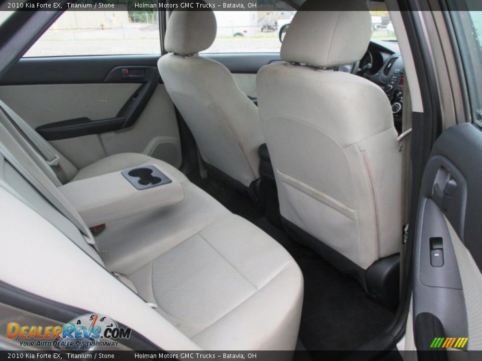 2010 Kia Forte EX Titanium / Stone Photo #25