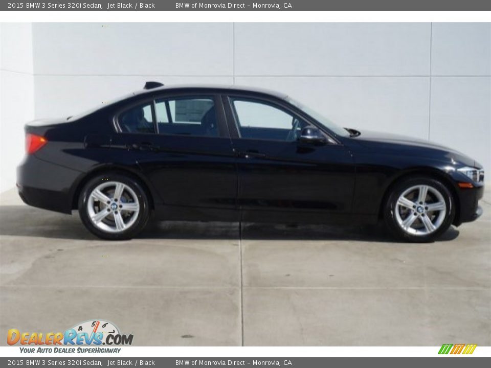 2015 BMW 3 Series 320i Sedan Jet Black / Black Photo #2