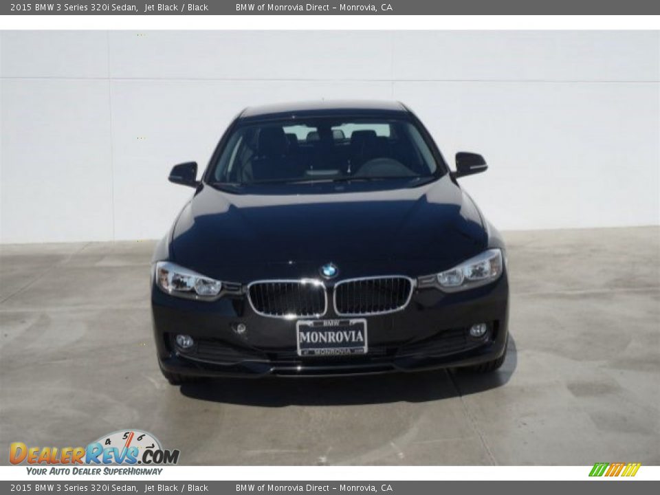 2015 BMW 3 Series 320i Sedan Jet Black / Black Photo #3