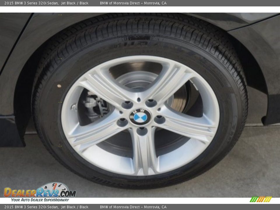 2015 BMW 3 Series 320i Sedan Jet Black / Black Photo #4