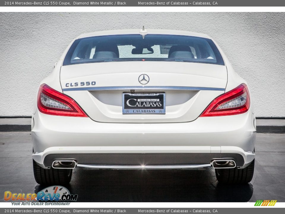 2014 Mercedes-Benz CLS 550 Coupe Diamond White Metallic / Black Photo #3