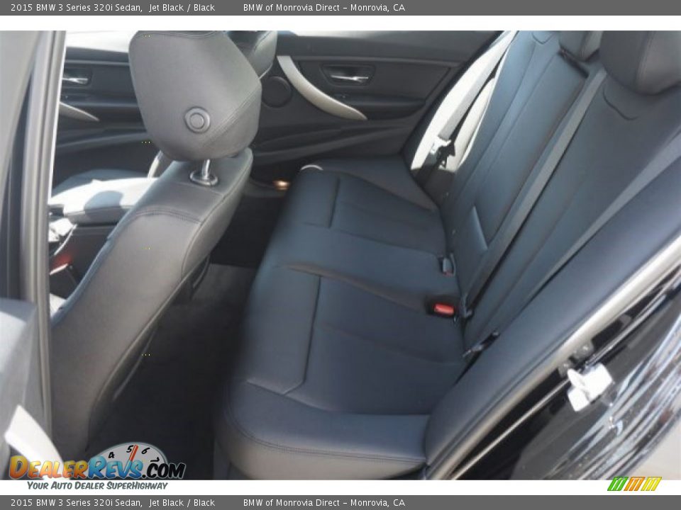 2015 BMW 3 Series 320i Sedan Jet Black / Black Photo #5