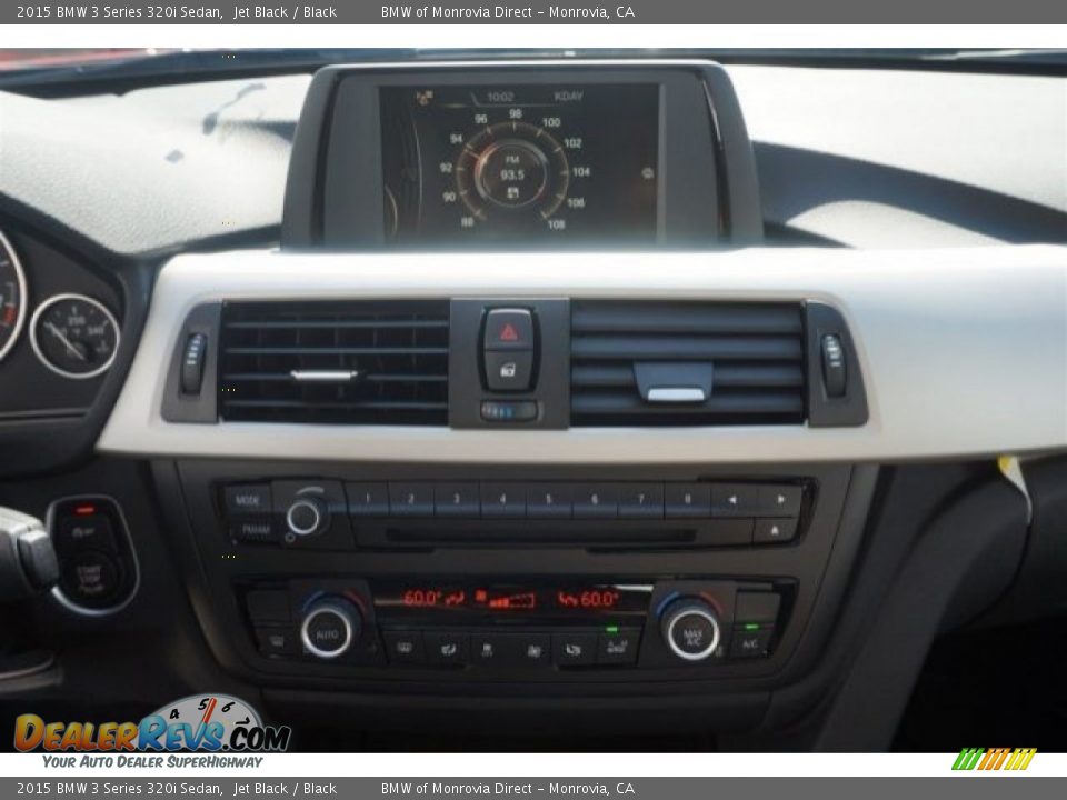 2015 BMW 3 Series 320i Sedan Jet Black / Black Photo #7