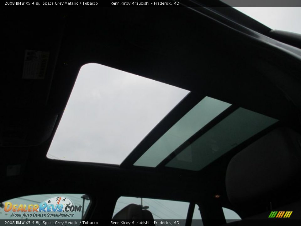 2008 BMW X5 4.8i Space Grey Metallic / Tobacco Photo #14