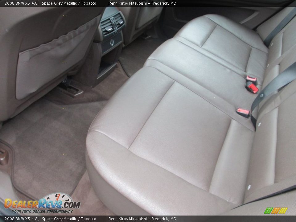2008 BMW X5 4.8i Space Grey Metallic / Tobacco Photo #18