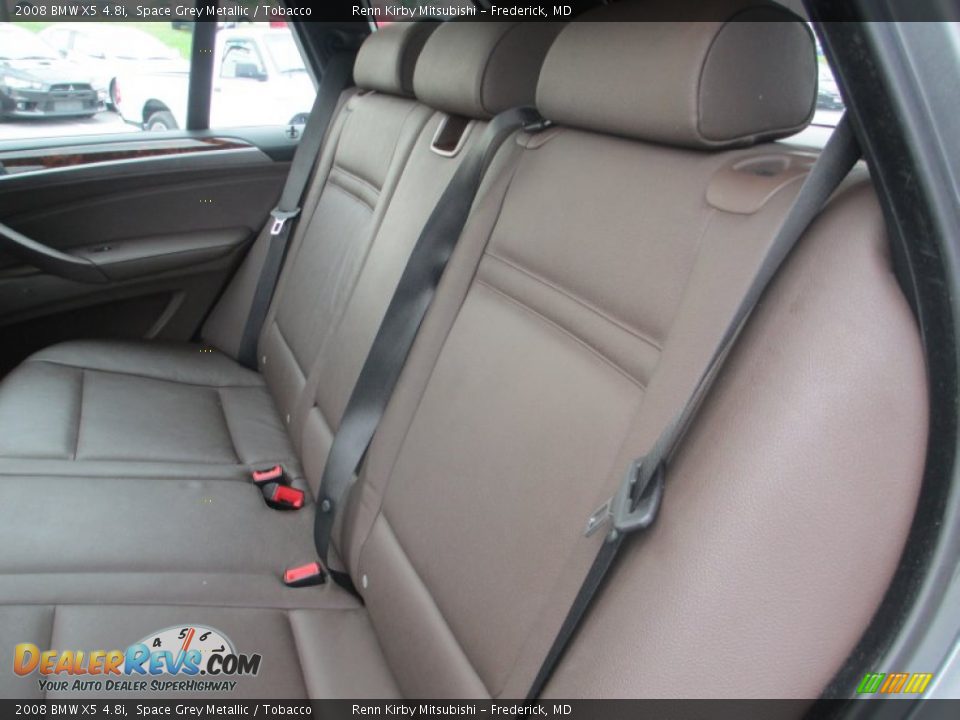 2008 BMW X5 4.8i Space Grey Metallic / Tobacco Photo #19