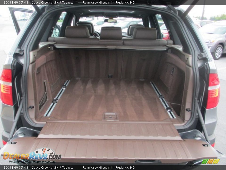 2008 BMW X5 4.8i Space Grey Metallic / Tobacco Photo #20
