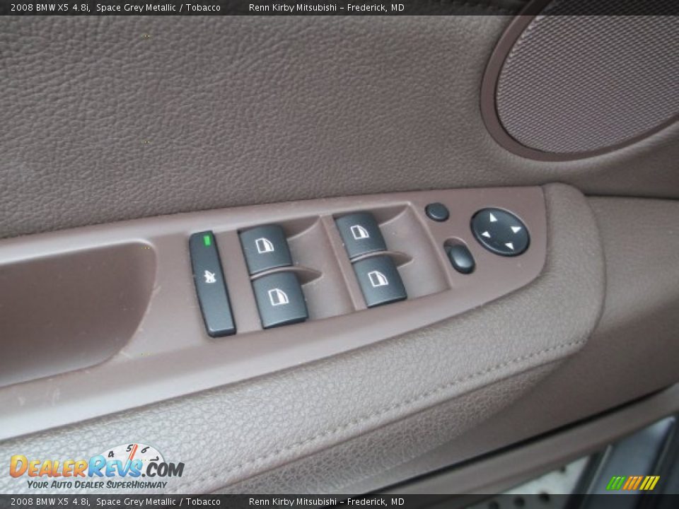 2008 BMW X5 4.8i Space Grey Metallic / Tobacco Photo #21