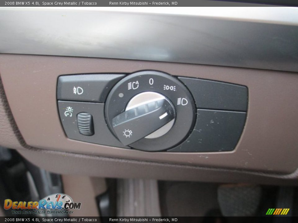 2008 BMW X5 4.8i Space Grey Metallic / Tobacco Photo #22