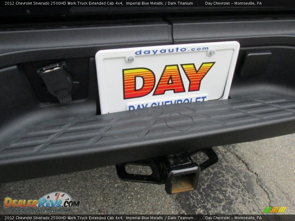 2012 Chevrolet Silverado 2500HD Work Truck Extended Cab 4x4 Imperial Blue Metallic / Dark Titanium Photo #6