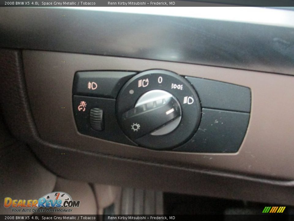 2008 BMW X5 4.8i Space Grey Metallic / Tobacco Photo #30