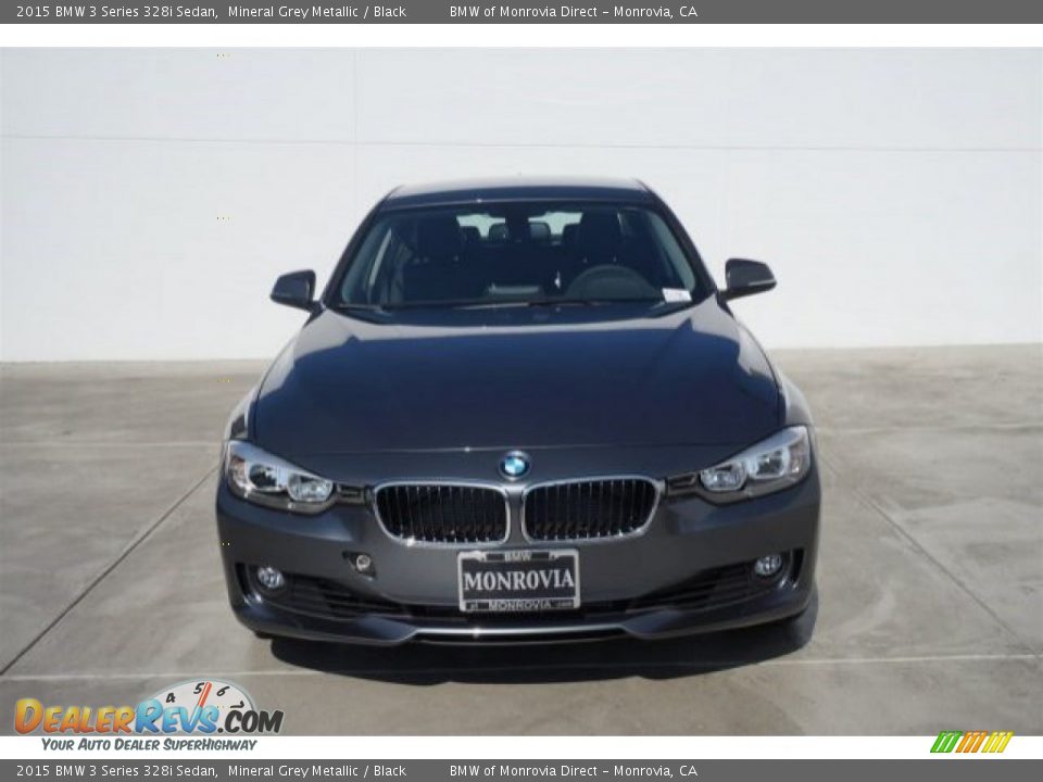 2015 BMW 3 Series 328i Sedan Mineral Grey Metallic / Black Photo #3