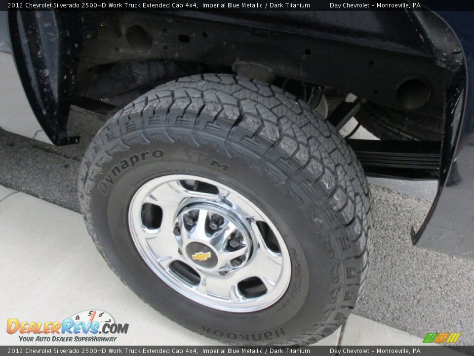 2012 Chevrolet Silverado 2500HD Work Truck Extended Cab 4x4 Imperial Blue Metallic / Dark Titanium Photo #9