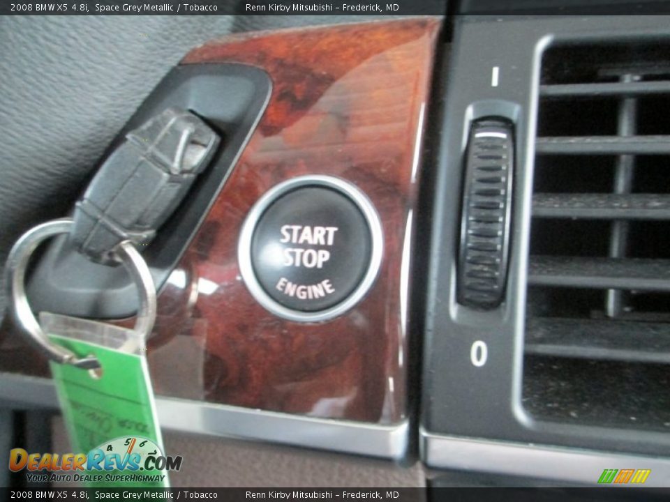2008 BMW X5 4.8i Space Grey Metallic / Tobacco Photo #31