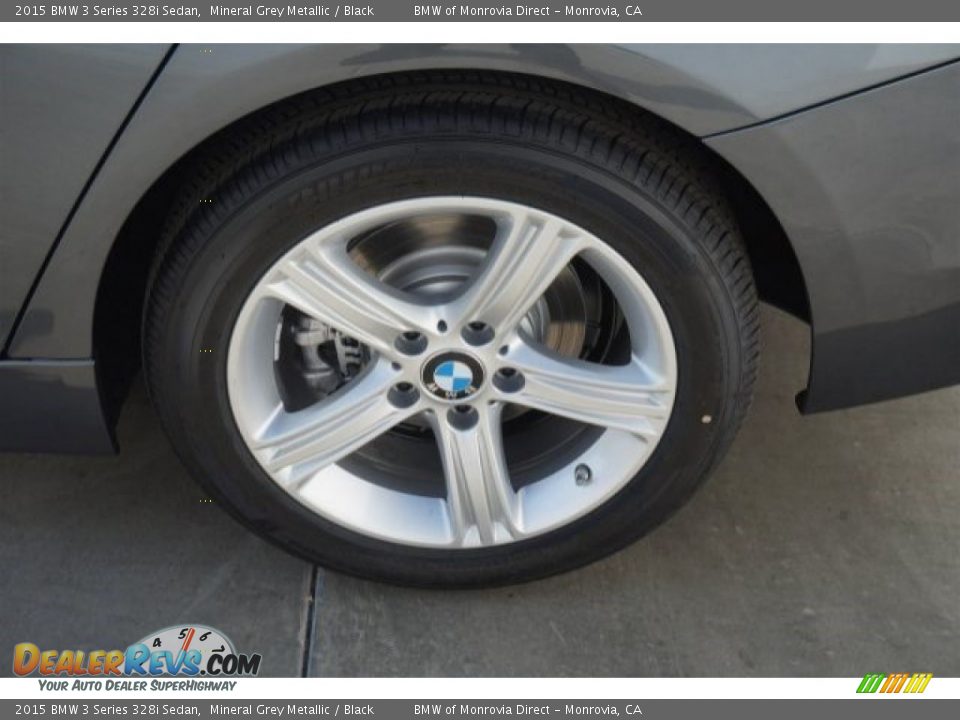 2015 BMW 3 Series 328i Sedan Mineral Grey Metallic / Black Photo #4