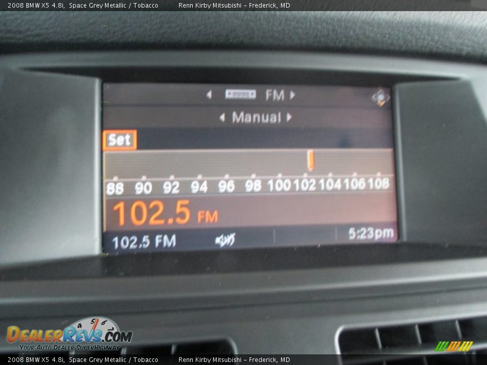 2008 BMW X5 4.8i Space Grey Metallic / Tobacco Photo #32