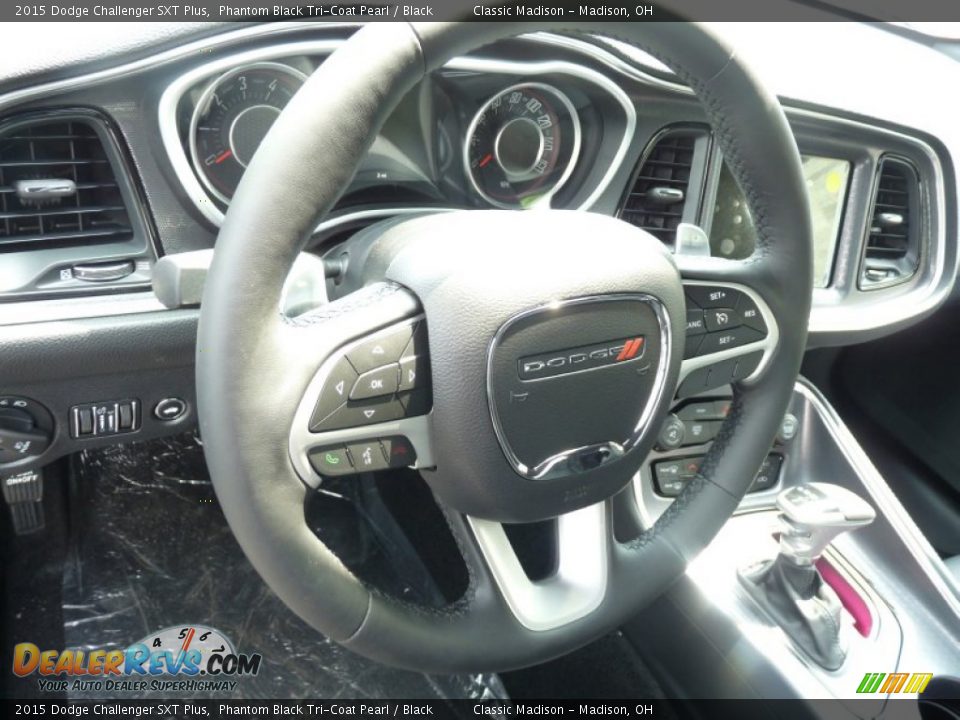 2015 Dodge Challenger SXT Plus Steering Wheel Photo #6