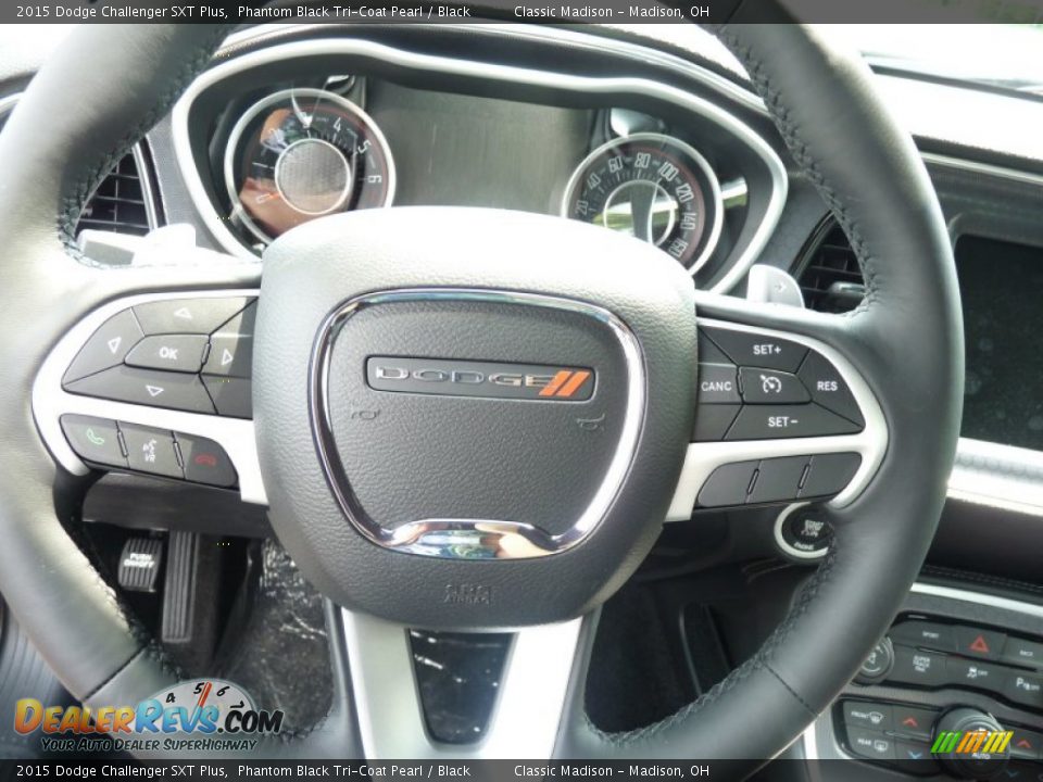 2015 Dodge Challenger SXT Plus Steering Wheel Photo #7
