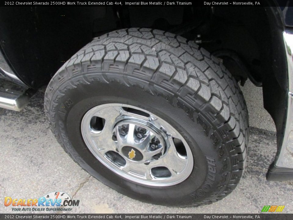 2012 Chevrolet Silverado 2500HD Work Truck Extended Cab 4x4 Imperial Blue Metallic / Dark Titanium Photo #16