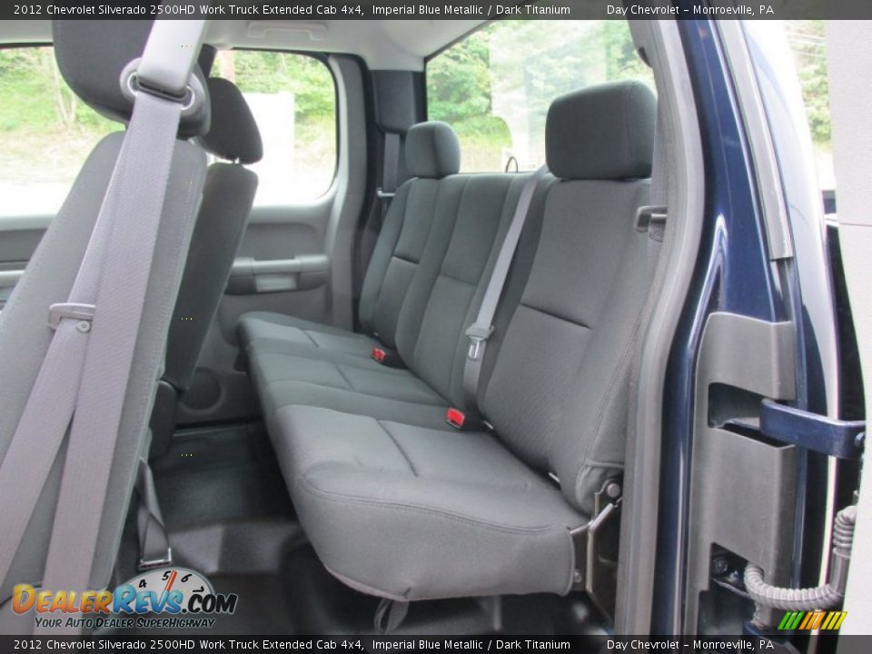 2012 Chevrolet Silverado 2500HD Work Truck Extended Cab 4x4 Imperial Blue Metallic / Dark Titanium Photo #23