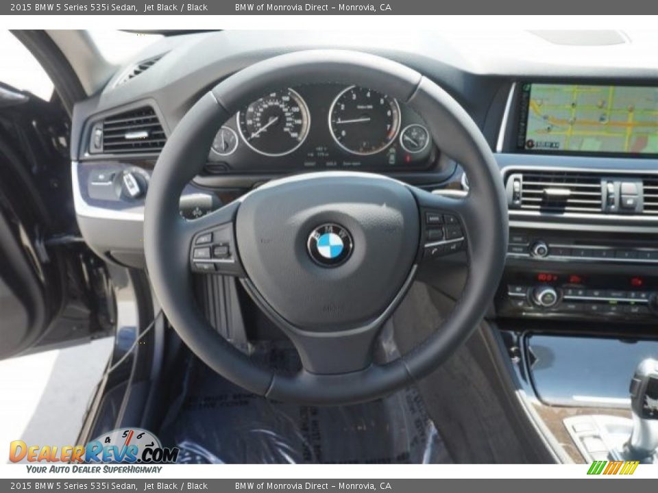 2015 BMW 5 Series 535i Sedan Steering Wheel Photo #9
