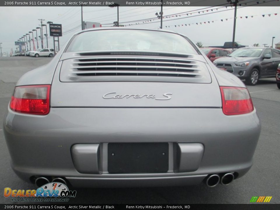 2006 Porsche 911 Carrera S Coupe Arctic Silver Metallic / Black Photo #6