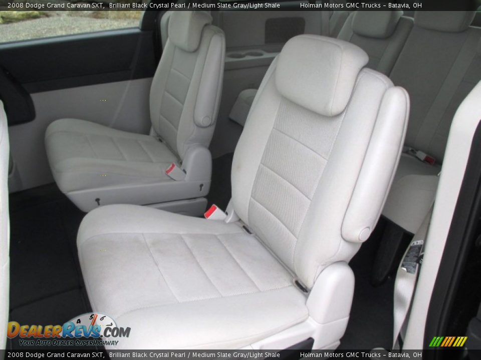2008 Dodge Grand Caravan SXT Brilliant Black Crystal Pearl / Medium Slate Gray/Light Shale Photo #23