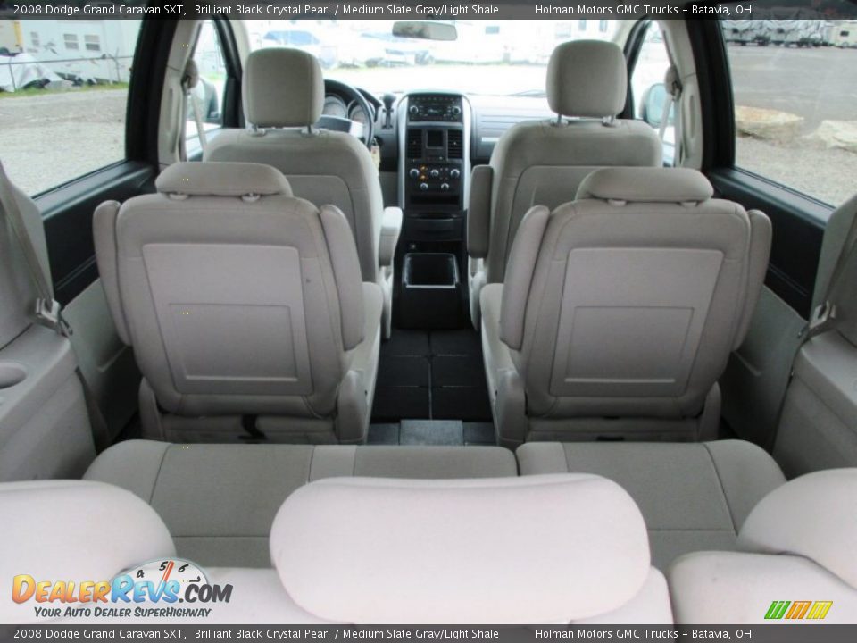 2008 Dodge Grand Caravan SXT Brilliant Black Crystal Pearl / Medium Slate Gray/Light Shale Photo #27