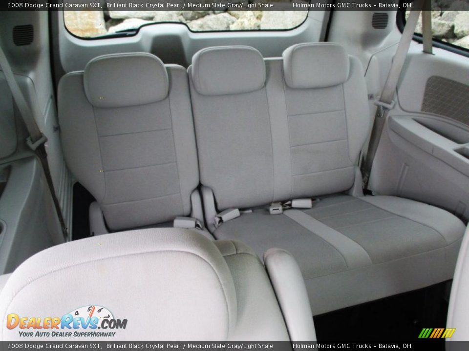 2008 Dodge Grand Caravan SXT Brilliant Black Crystal Pearl / Medium Slate Gray/Light Shale Photo #30
