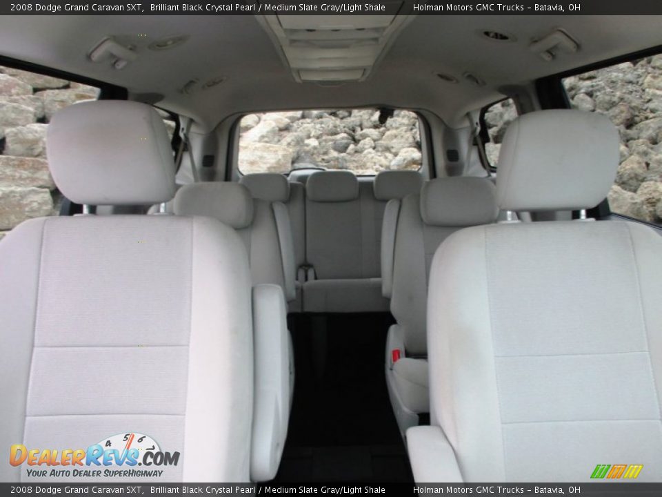 2008 Dodge Grand Caravan SXT Brilliant Black Crystal Pearl / Medium Slate Gray/Light Shale Photo #33