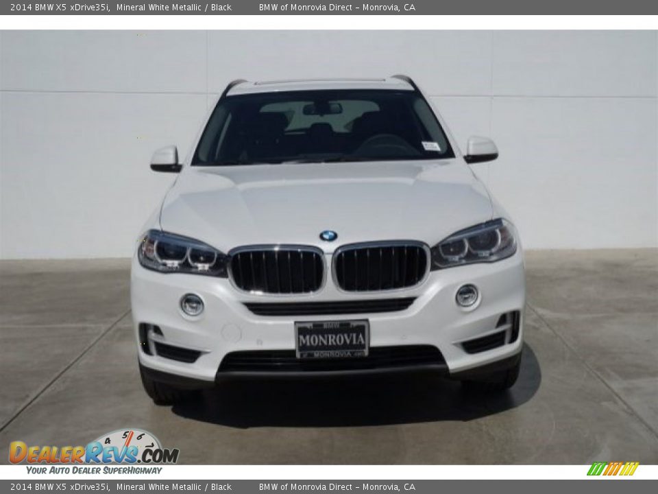 2014 BMW X5 xDrive35i Mineral White Metallic / Black Photo #3
