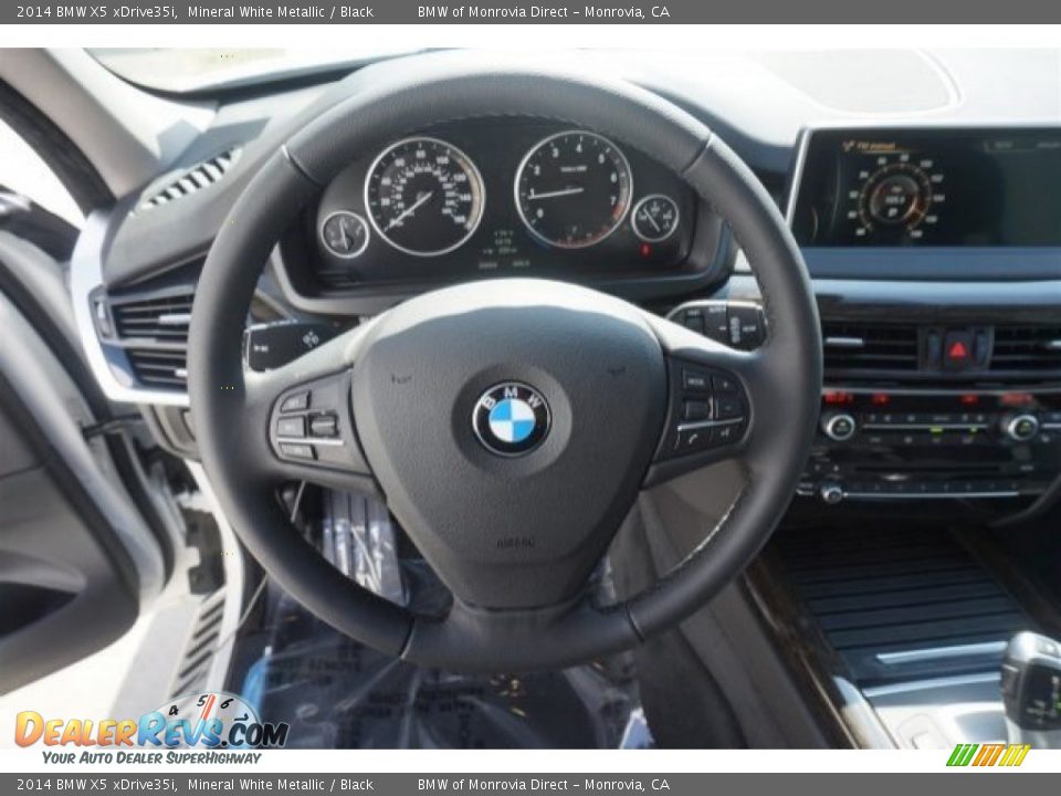 2014 BMW X5 xDrive35i Mineral White Metallic / Black Photo #8