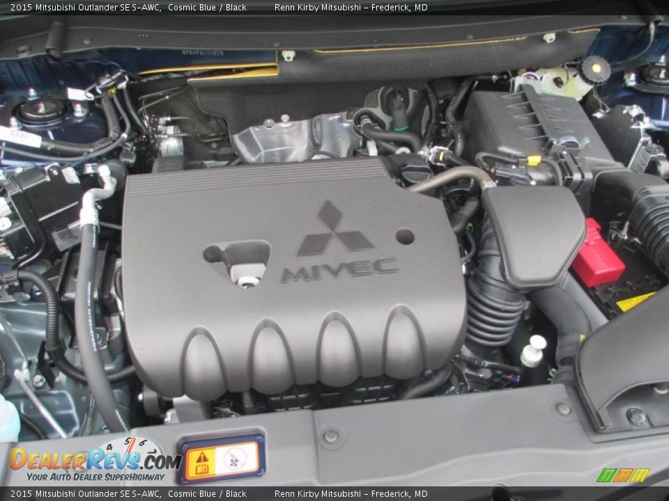 2015 Mitsubishi Outlander SE S-AWC 2.4 Liter SOHC 16-Valve MIVEC 4 Cylinder Engine Photo #16