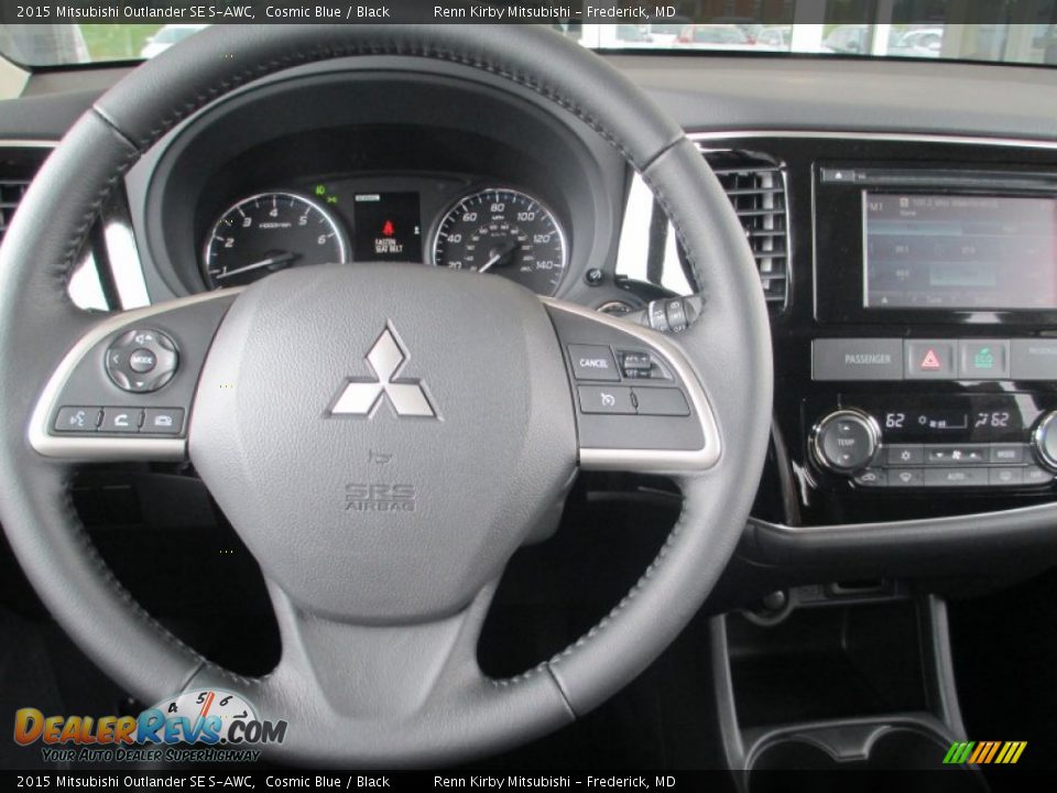 2015 Mitsubishi Outlander SE S-AWC Steering Wheel Photo #19
