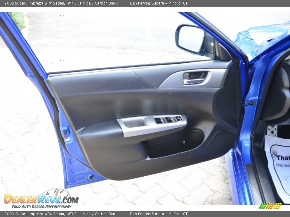 2009 Subaru Impreza WRX Sedan WR Blue Mica / Carbon Black Photo #20