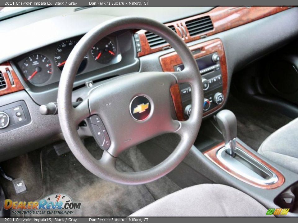 2011 Chevrolet Impala LS Black / Gray Photo #5