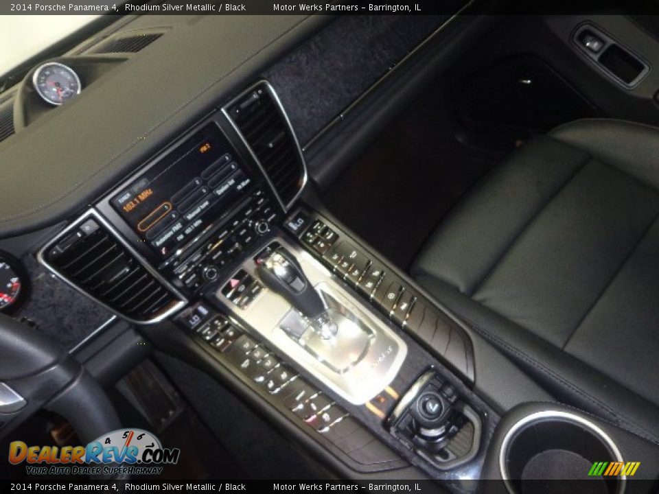 2014 Porsche Panamera 4 Rhodium Silver Metallic / Black Photo #9