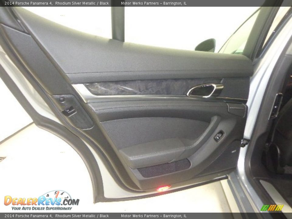 2014 Porsche Panamera 4 Rhodium Silver Metallic / Black Photo #15