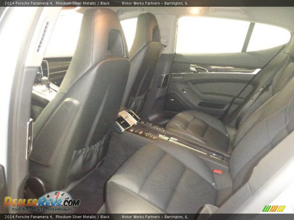 2014 Porsche Panamera 4 Rhodium Silver Metallic / Black Photo #16